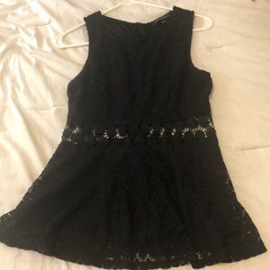 Tank top with cut out